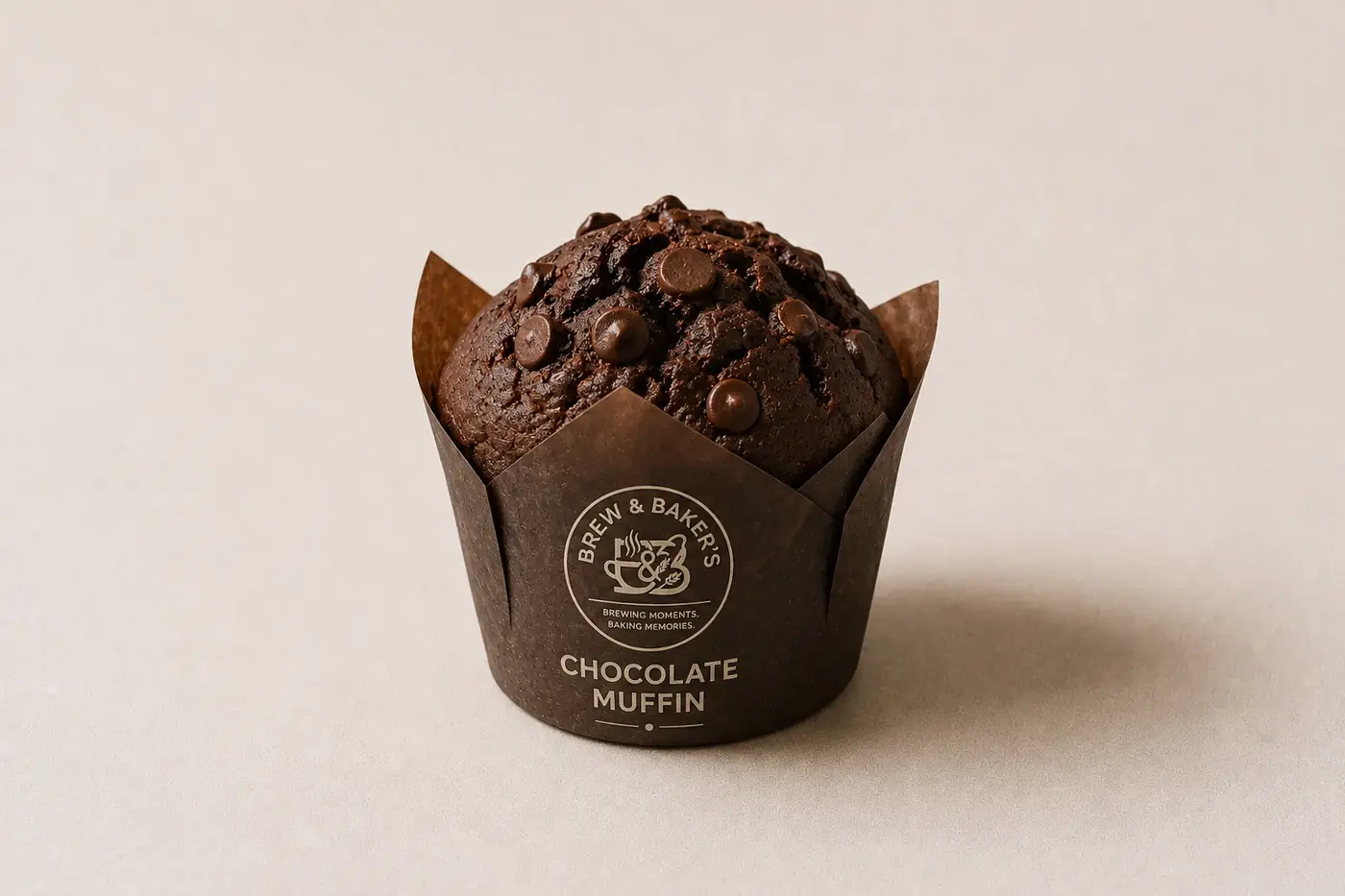 Chocolate Muffin from Brew & Baker's, Ahmedabad