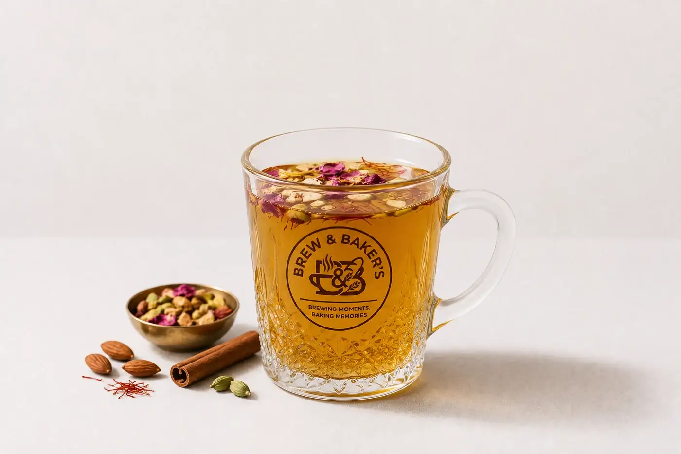 Kashmiri Tea (Kahva) from Brew & Baker's, Ahmedabad