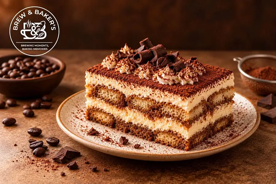 Tiramisu from Brew & Baker's, Ahmedabad